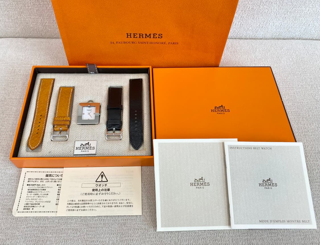 에르메스 BE1.210 벨트 워치 여성용 중형 30mm 쿼츠 상품이미지2