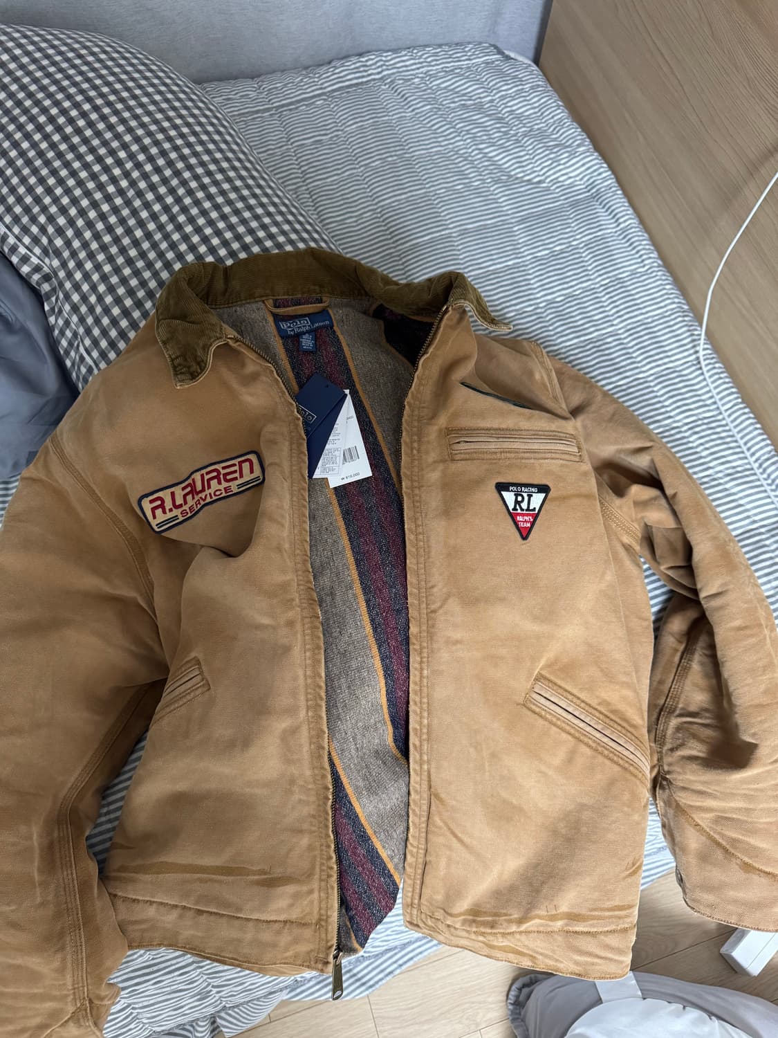 폴로 캔버스 워크자켓 l사이즈 상품이미지1