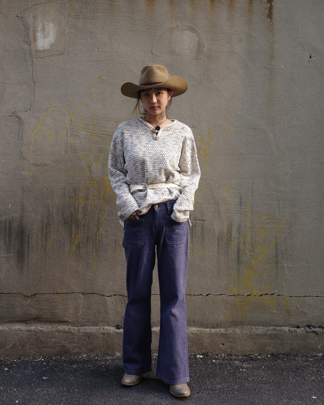 vintage toggle ethnic knit 상품이미지5