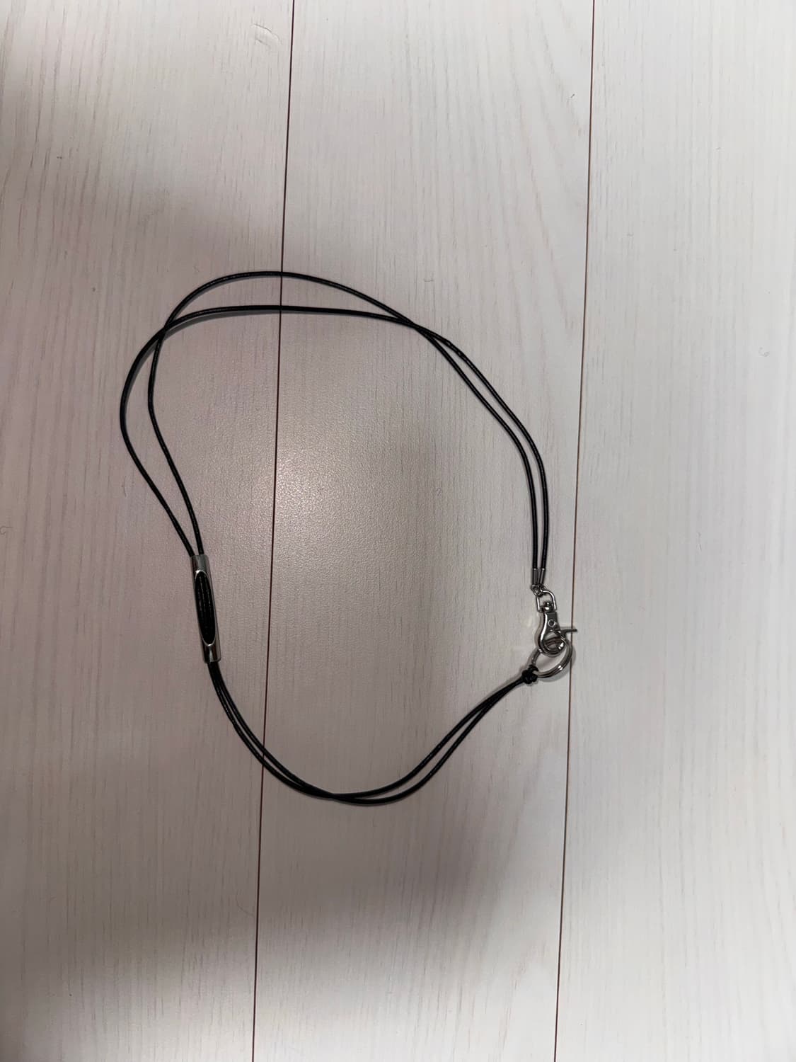 세이지가 Tiny 3way Leather Necklace (Black) 상품이미지3