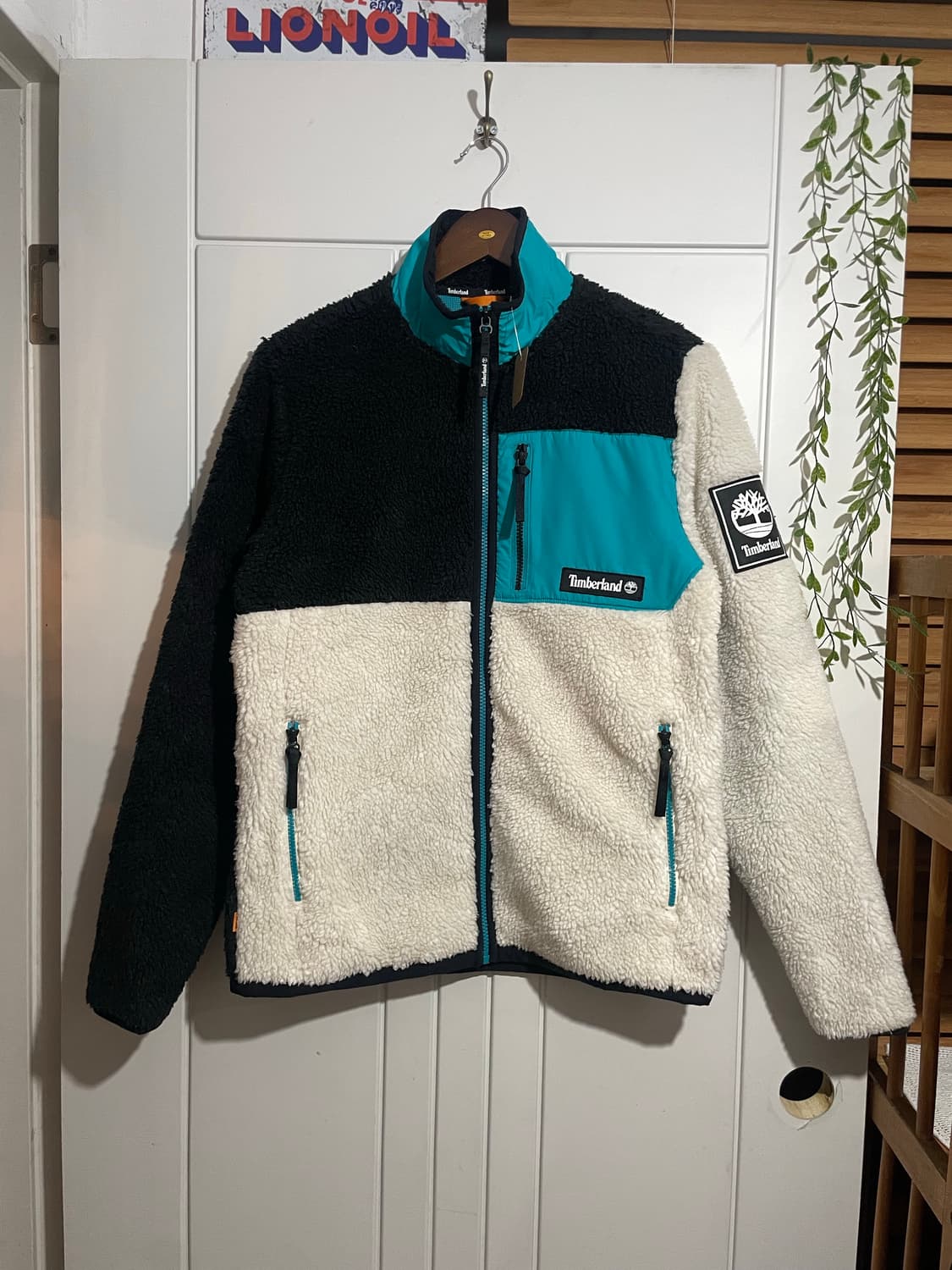 컬러블럭 플리스 자켓 상품이미지1