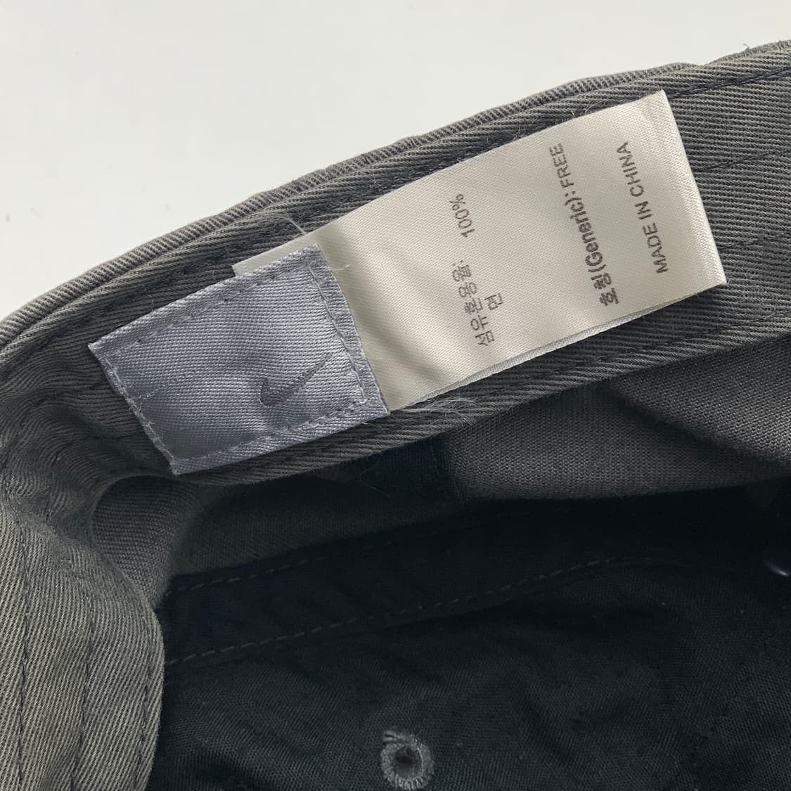 [OS/정품] 00s 나이키 스포츠 그레이 남여공용 볼캡 상품이미지5