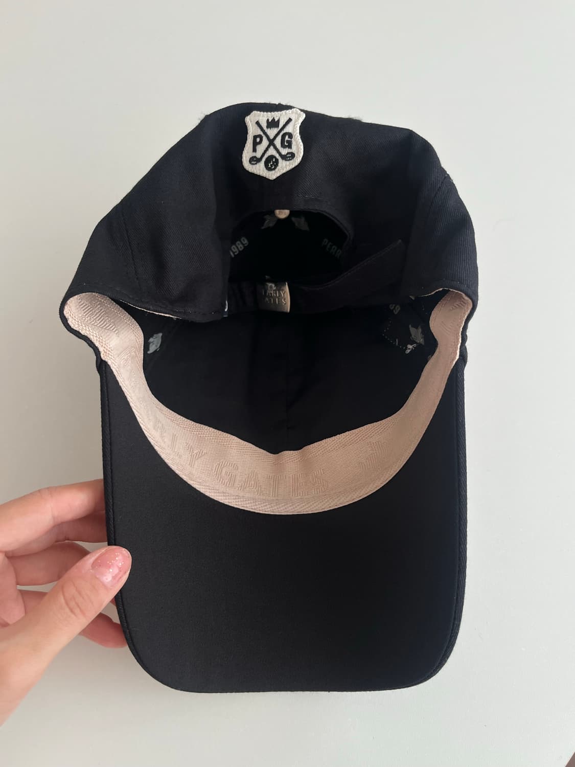 56) 파리게이츠 골프 볼캡 모자 블랙 상품이미지4