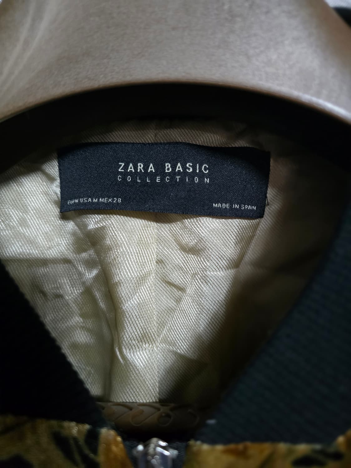 자라 플라워 벨벳 봄버 자켓 상품이미지2