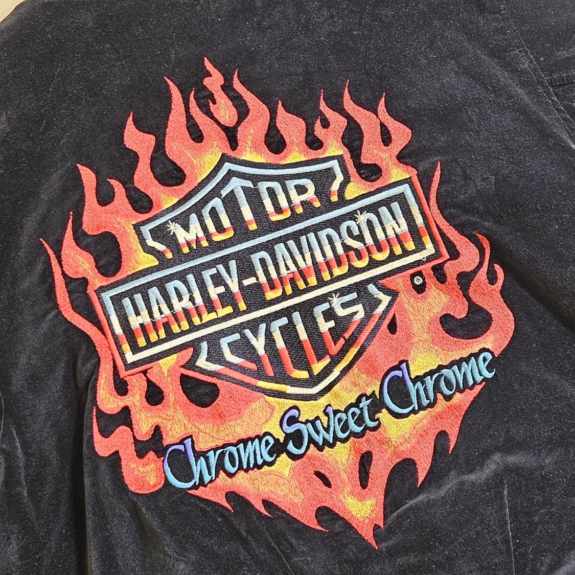 할리데이비슨 벨벳 스카잔 블루종 점퍼 M 95 상품이미지7