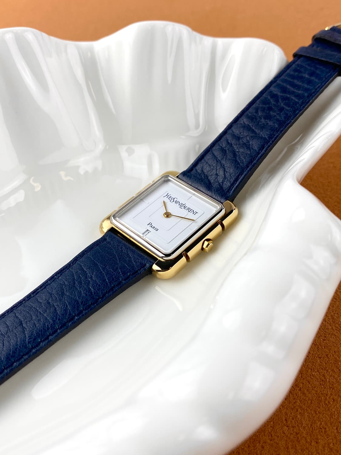 YSL gold square date watch UNISEX 상품이미지5