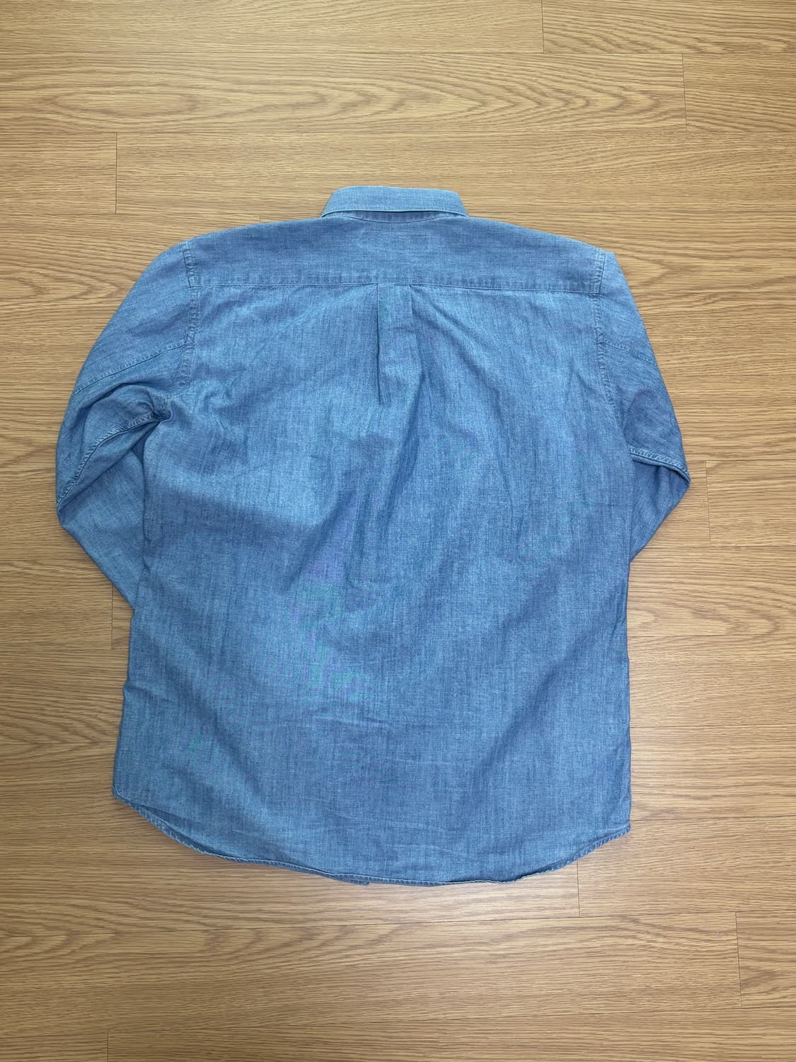 꼼데가르송 셔츠 보이 샴브레이 셔츠 L 상품이미지4