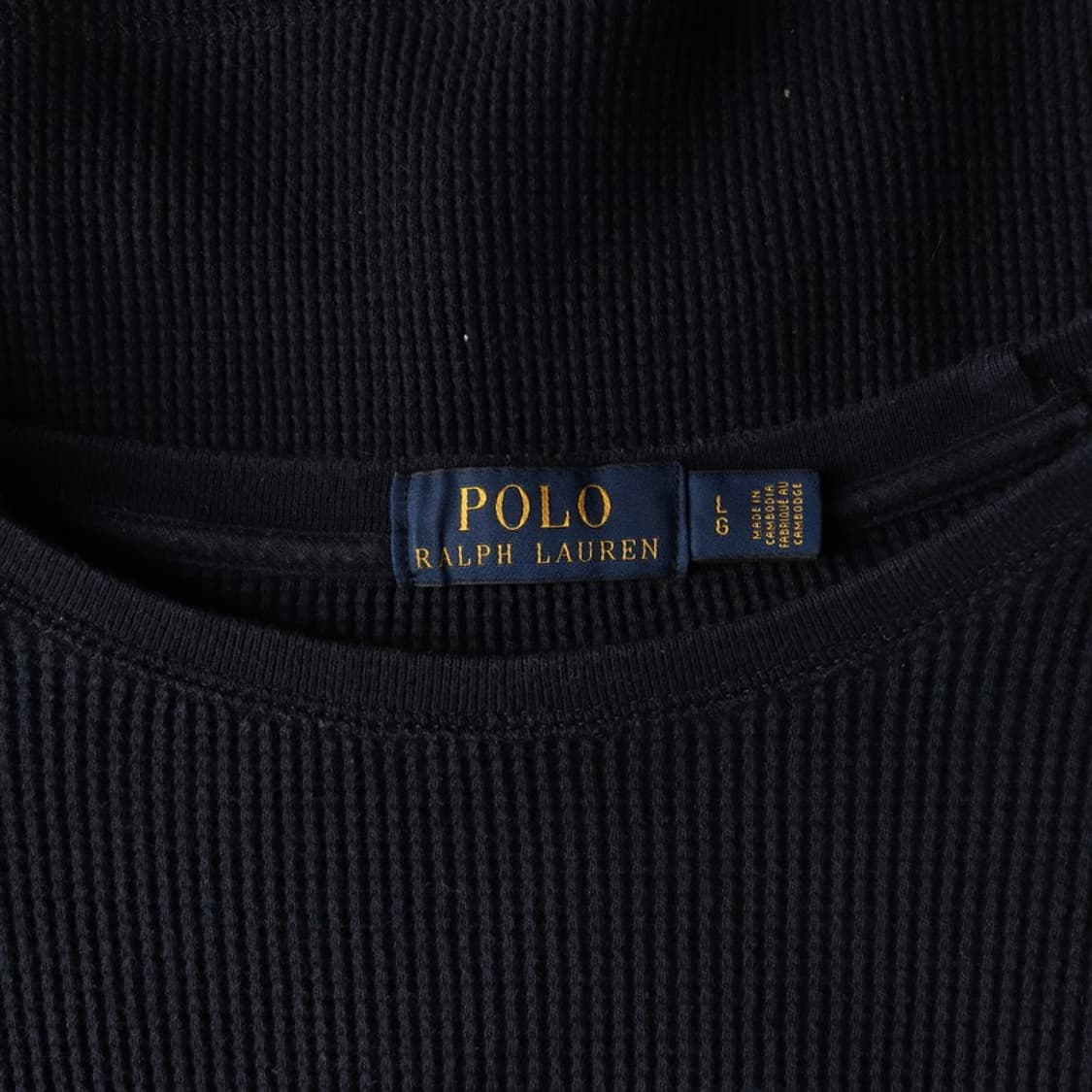 폴로 랄프 로렌 와플 롱슬리브 L 상품이미지5