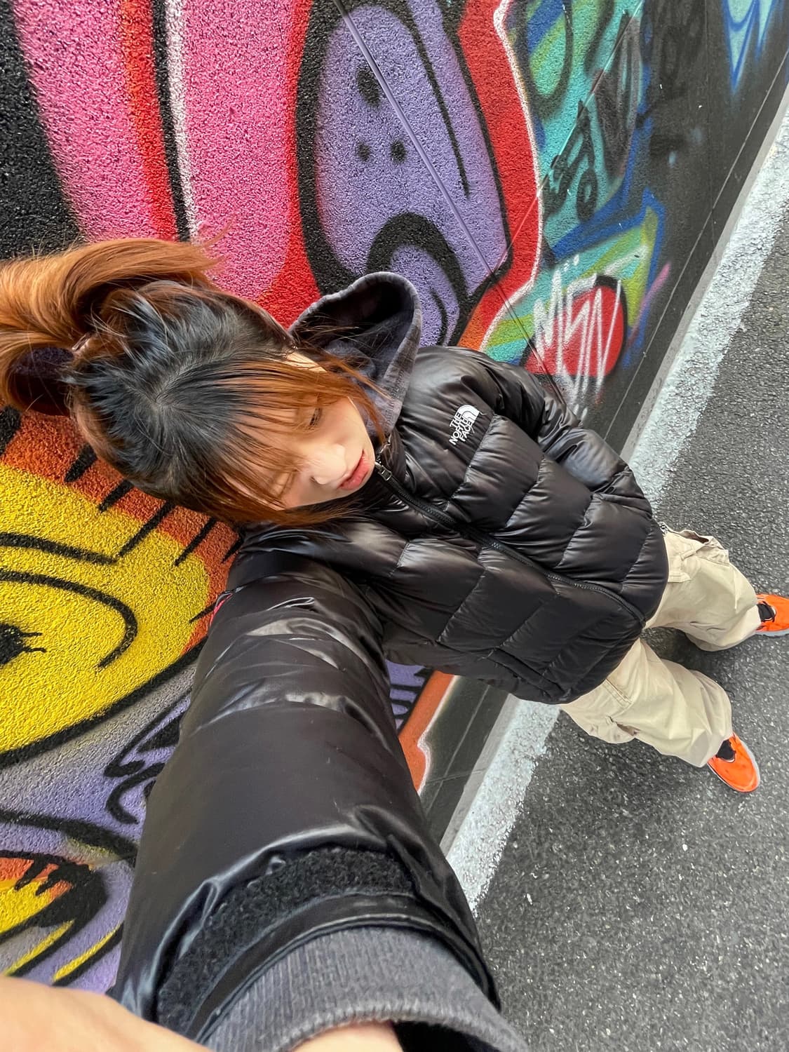 노스페이스 경량 패딩 너드 스트릿 코디 세트 상품이미지2