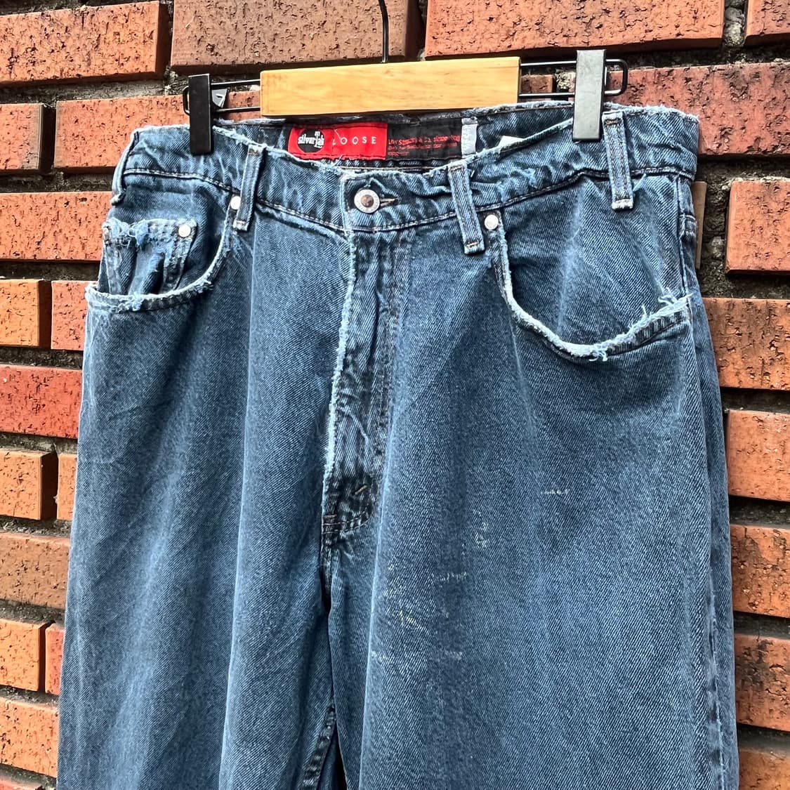 90s USA 리바이스 실버탭 데님 팬츠 (33“) 상품이미지5