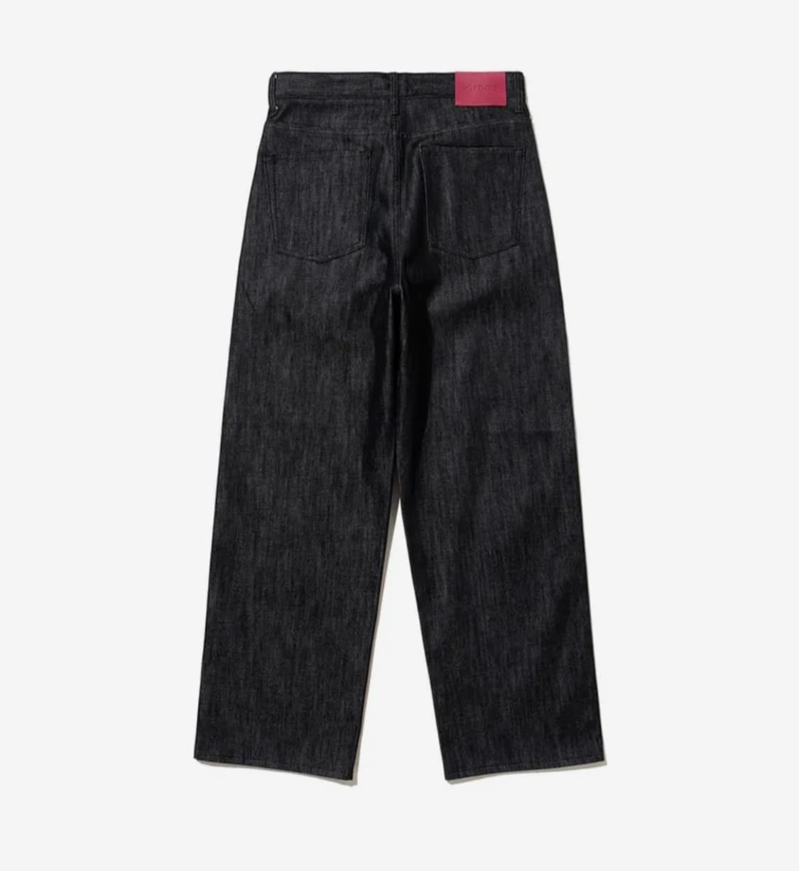 포트너스_Two Tuck Wide Black Jeans (S) 상품이미지3