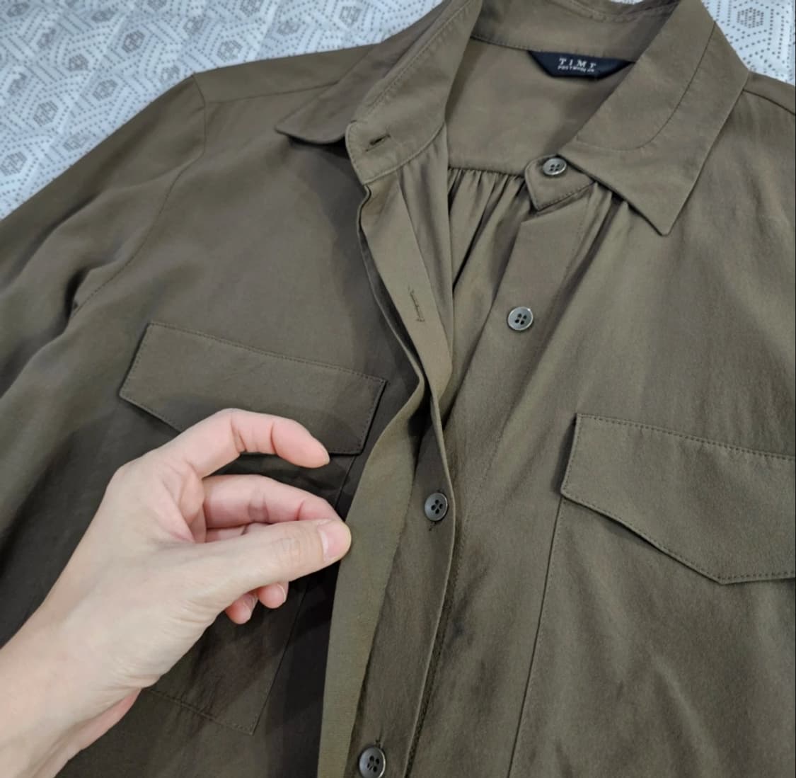 한섬 타임 TIME 블라우스 셔츠 ~FREE 상품이미지1