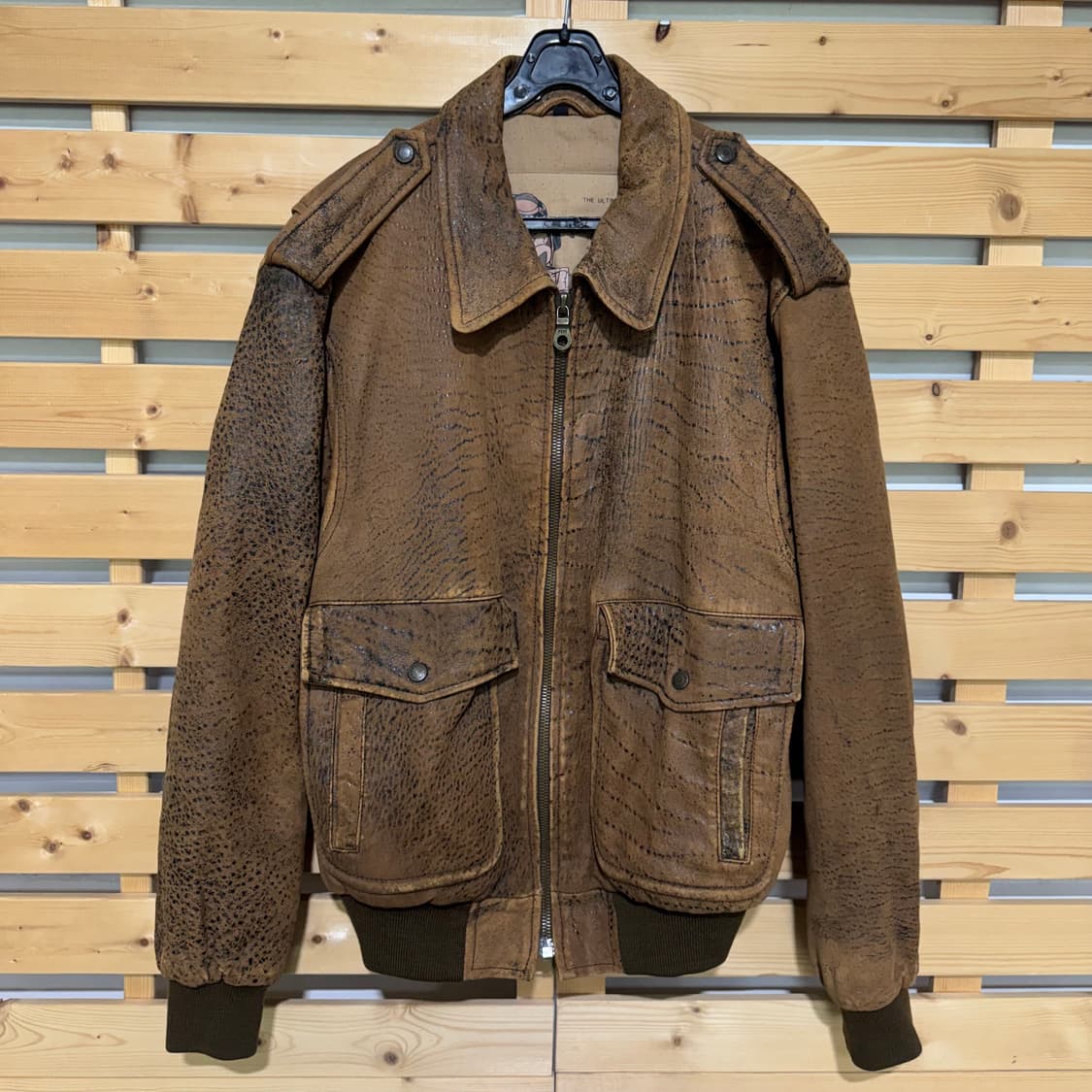 90s 쉐비뇽 플라이트 가죽 자켓 상품이미지1