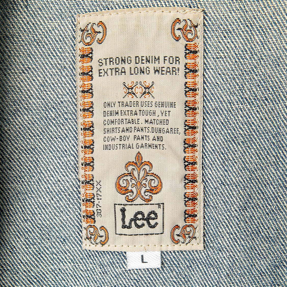 [120] 90s ~Lee 데님 트러커 자켓 오버사이즈 핏   상품이미지6