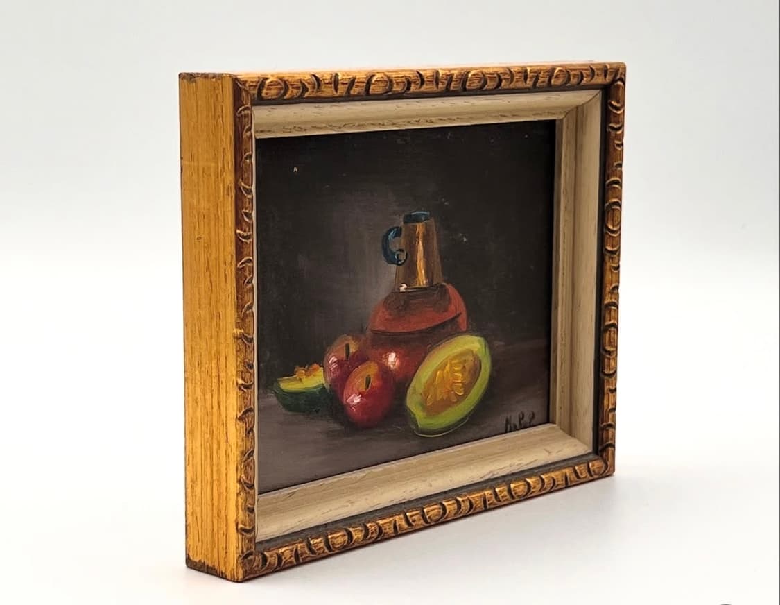 독일 빈티지 오일페인팅 액자, 유화액자 상품이미지1