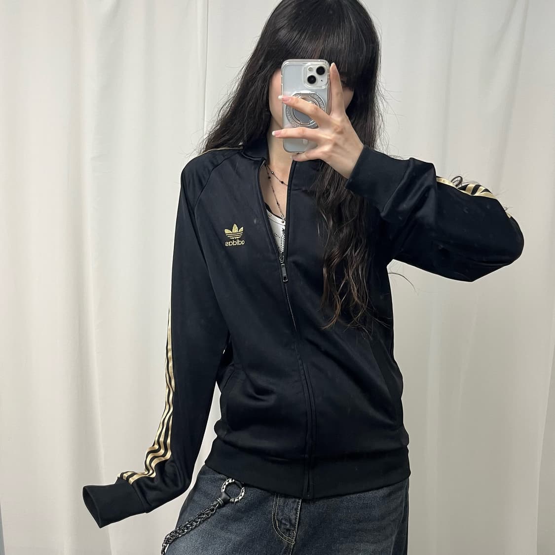 Adidas black gold Superstar jersey 상품이미지2