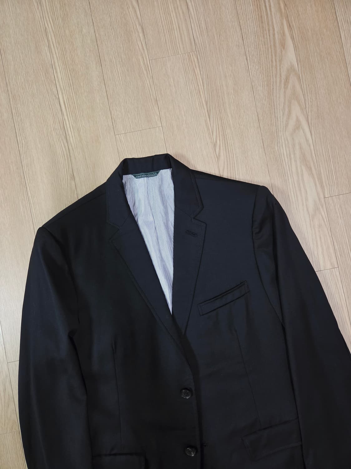 밴드오브아웃사이더 블랙 미니멀 블레이져 상품이미지2