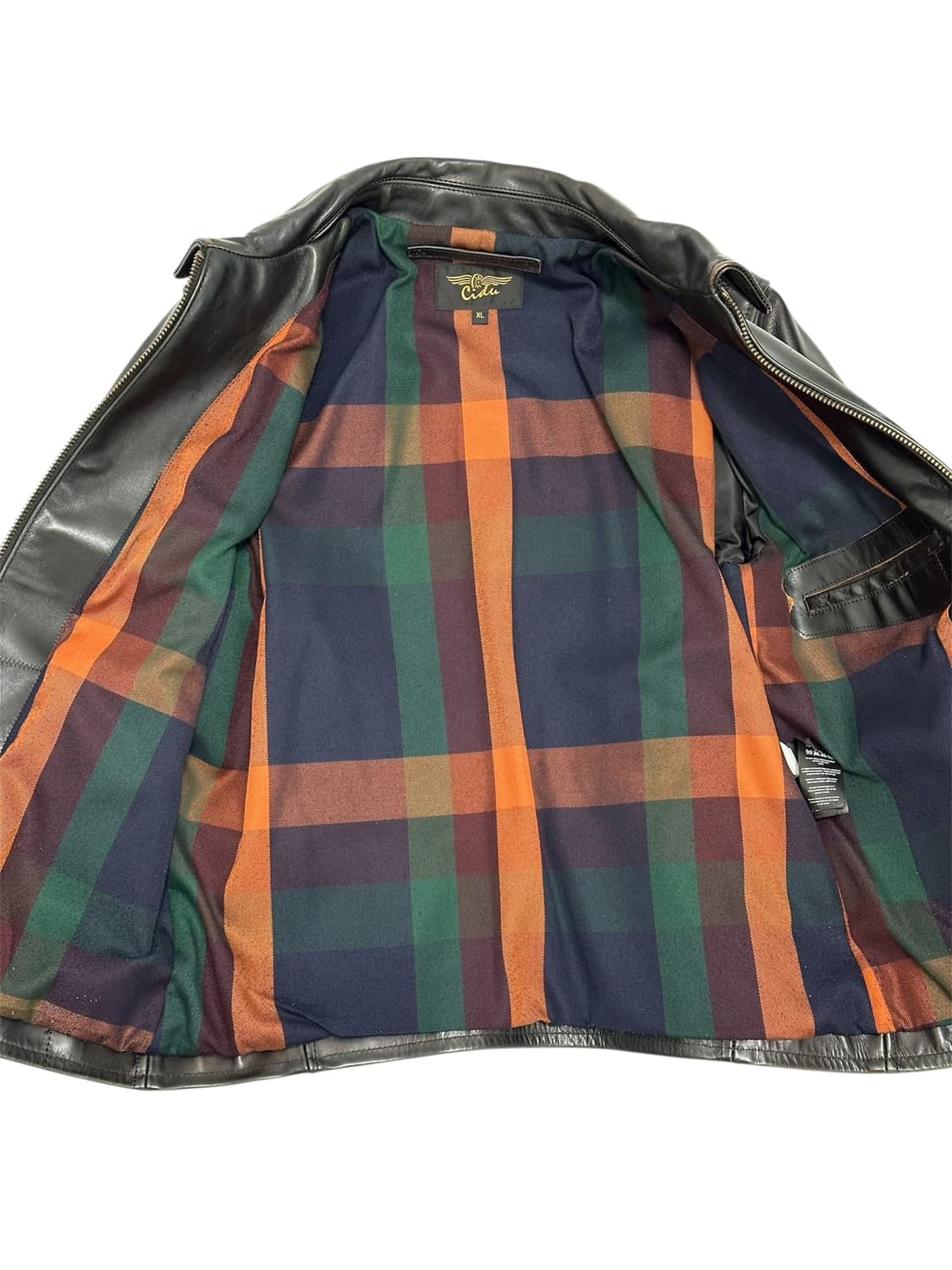 Cidu 차심 말가죽 레더 자켓 상품이미지6