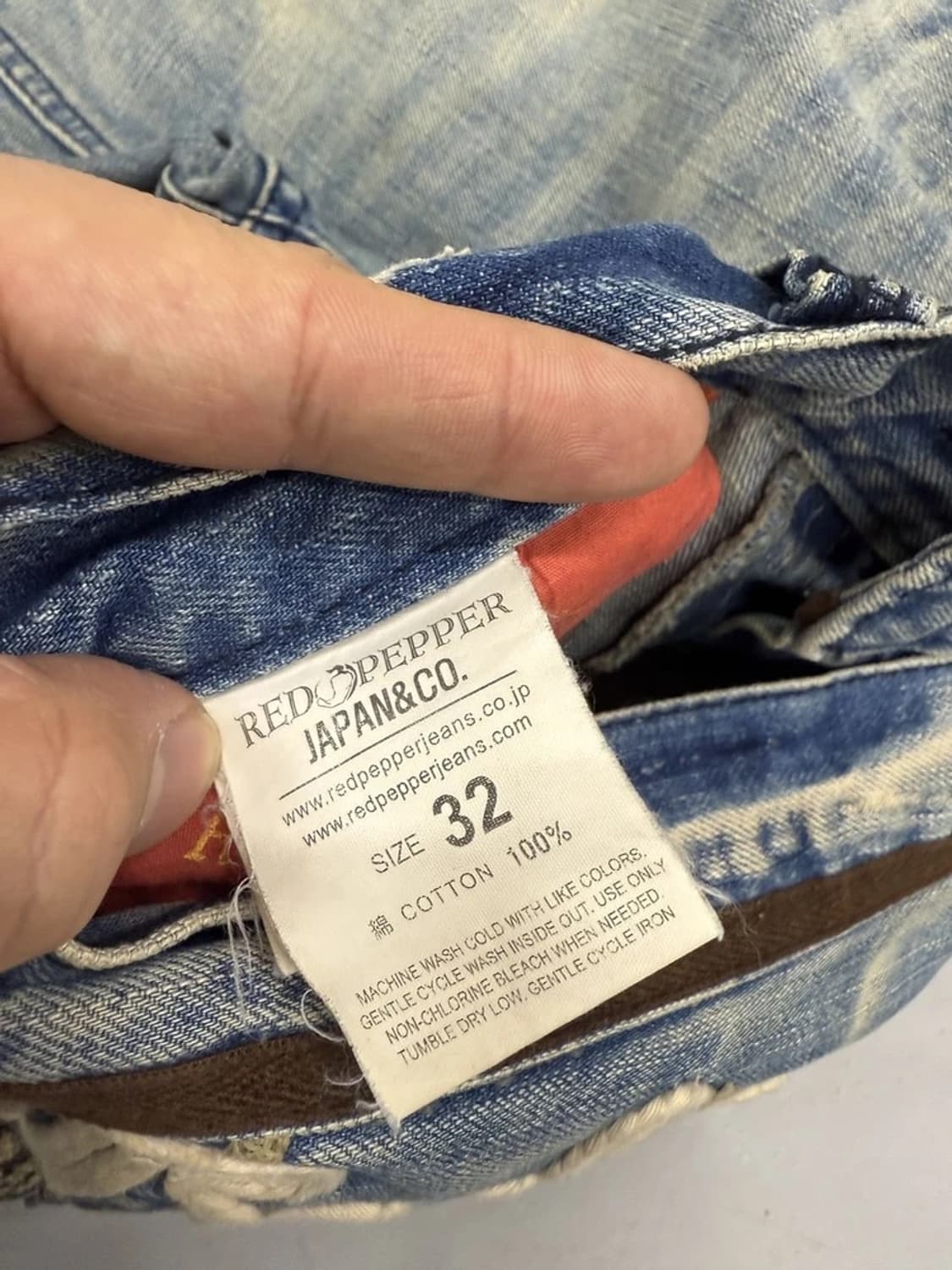 Red Pepper Jeans Y2K Embroidered Denim 상품이미지9