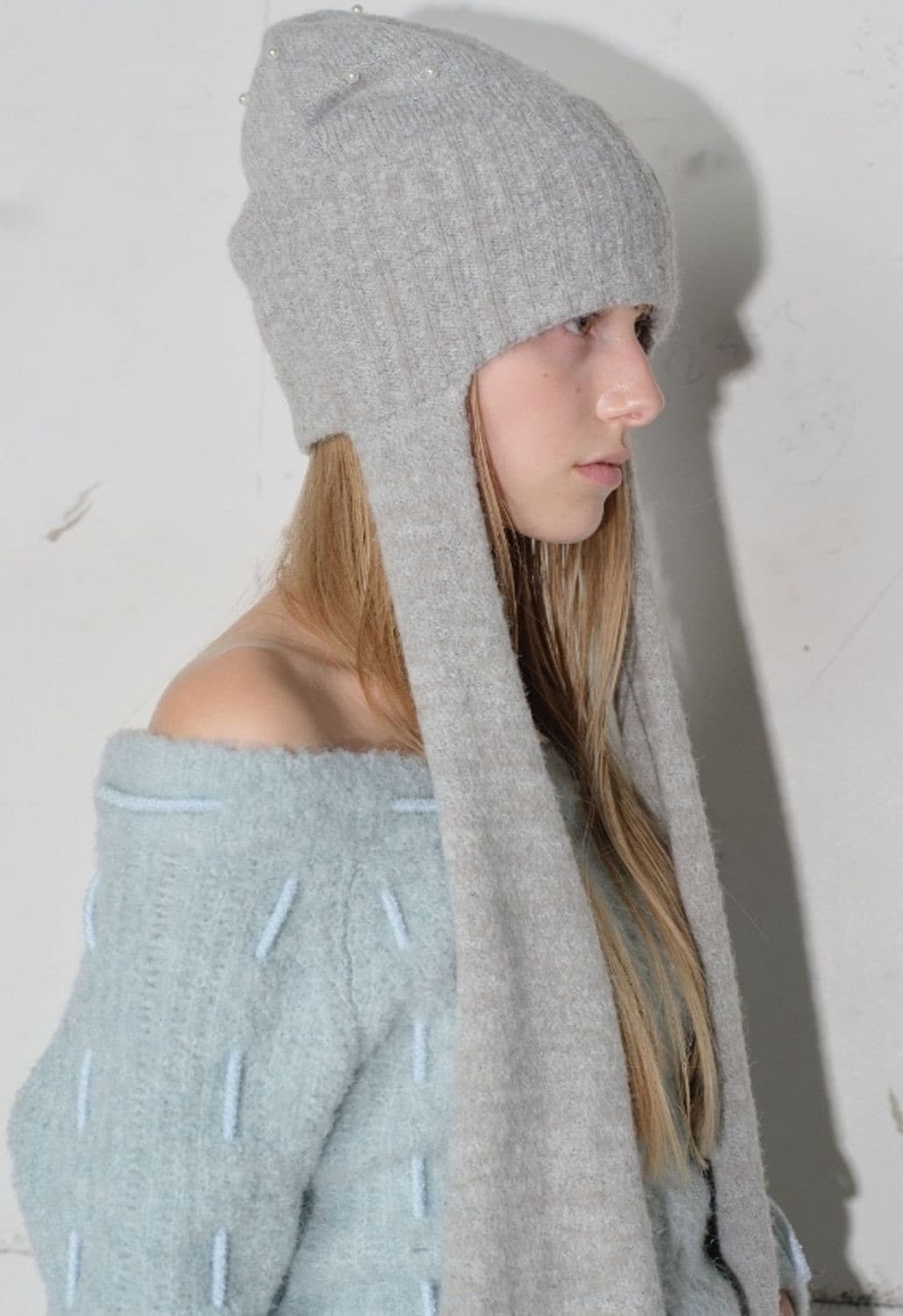 타입서비스 Pocket Muffler Beanie [Grey] 상품이미지3