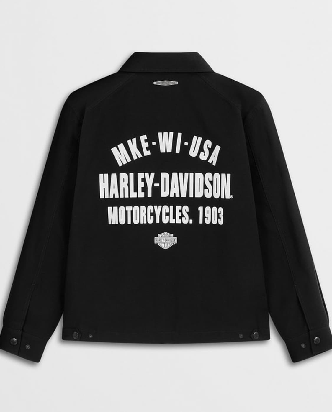 [할리데이비슨]HarleyDavidson 린백코튼블루종(블랙) 상품이미지2