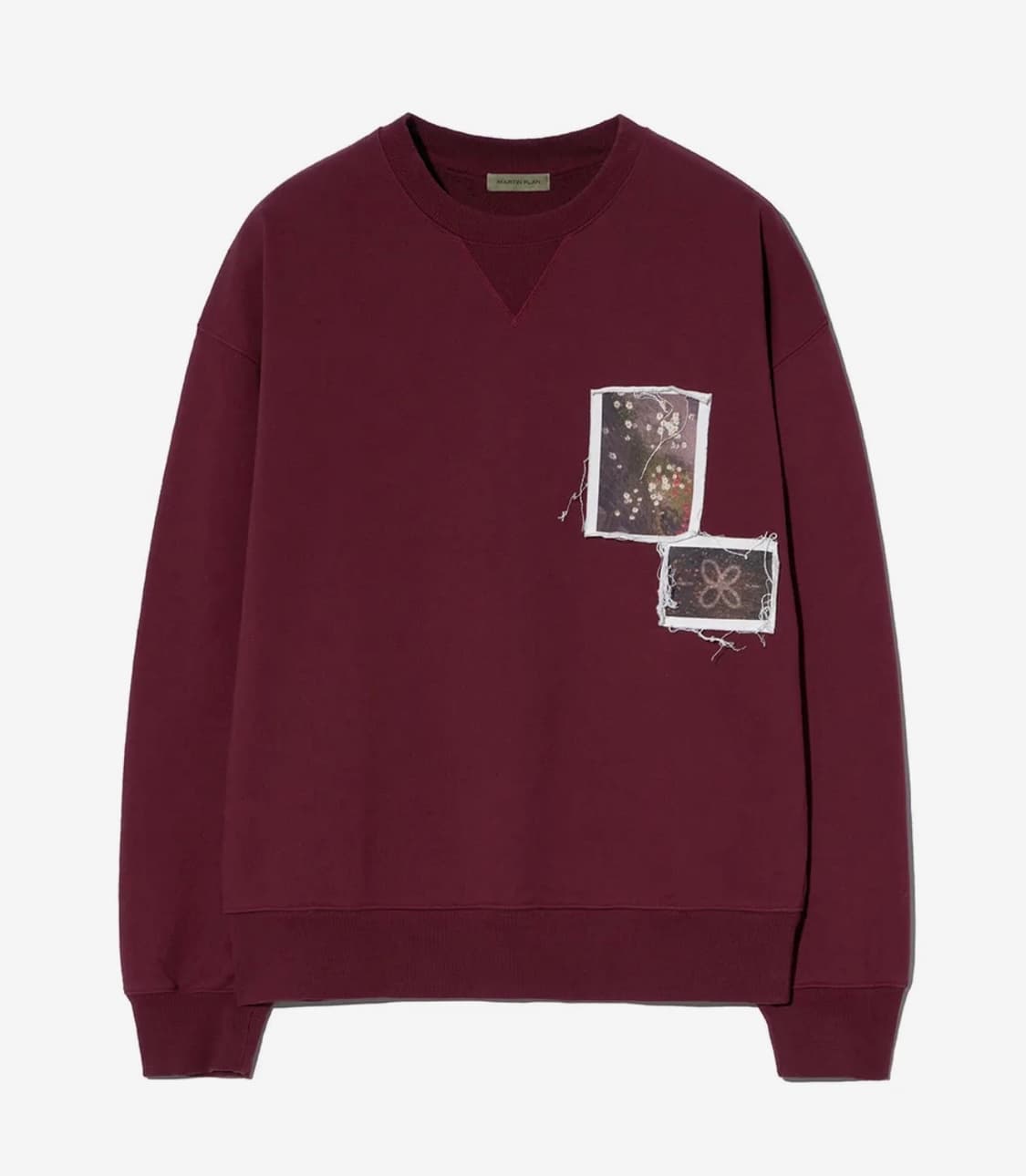 마틴플랜 스웻셔츠 버건디색상 팔아요 상품이미지1