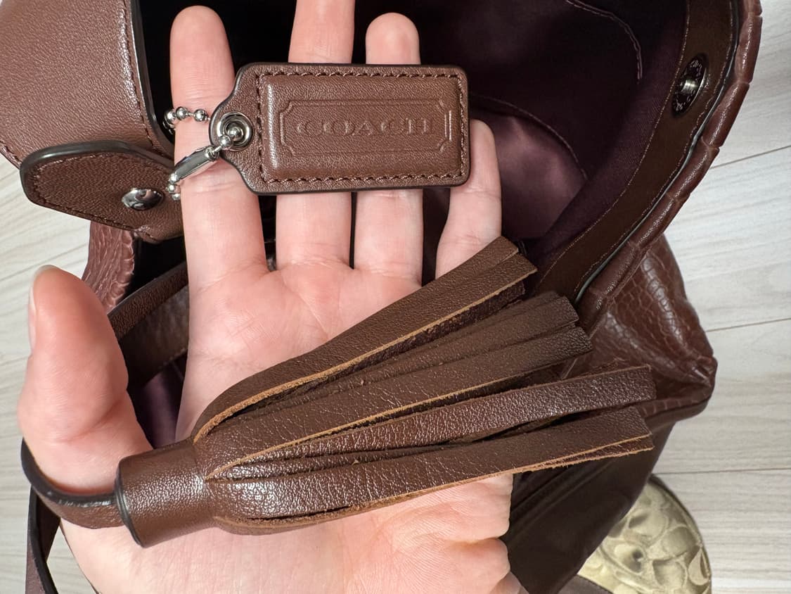 코치 애버리 엠보 크록 호보백 상품이미지4