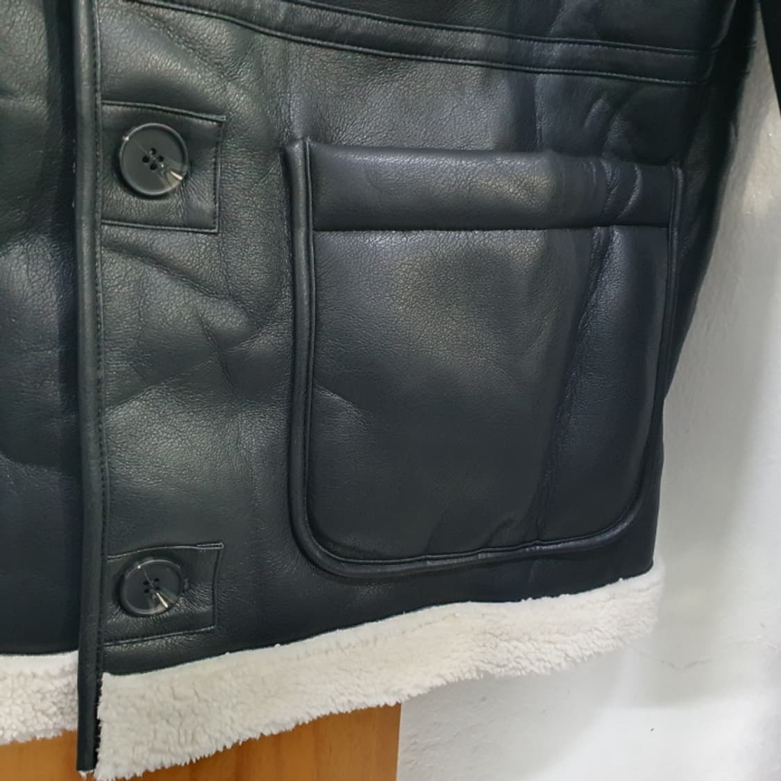 남여공용 양면 무스탕 뽀글이 자켓(100) 상품이미지3