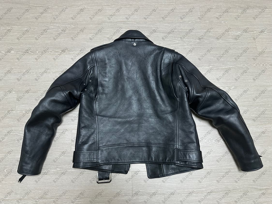 Y'2레더 말가죽 라이더자켓, 무톤 탈부착 홀스하이드 상품이미지4