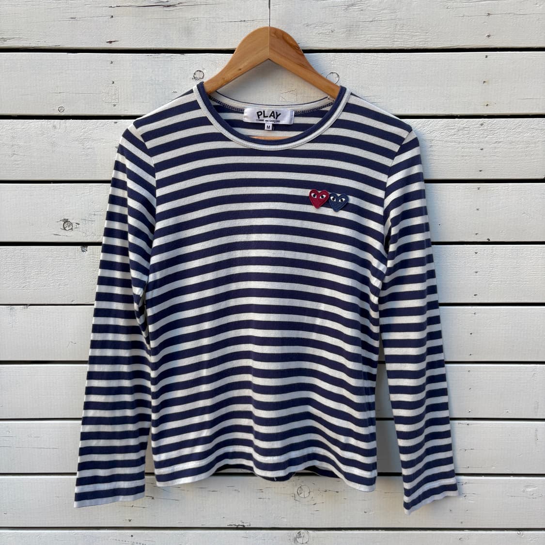 Comme des Garcons 꼼데가르송 스트라이프 롱슬리브 티셔츠 상품이미지1