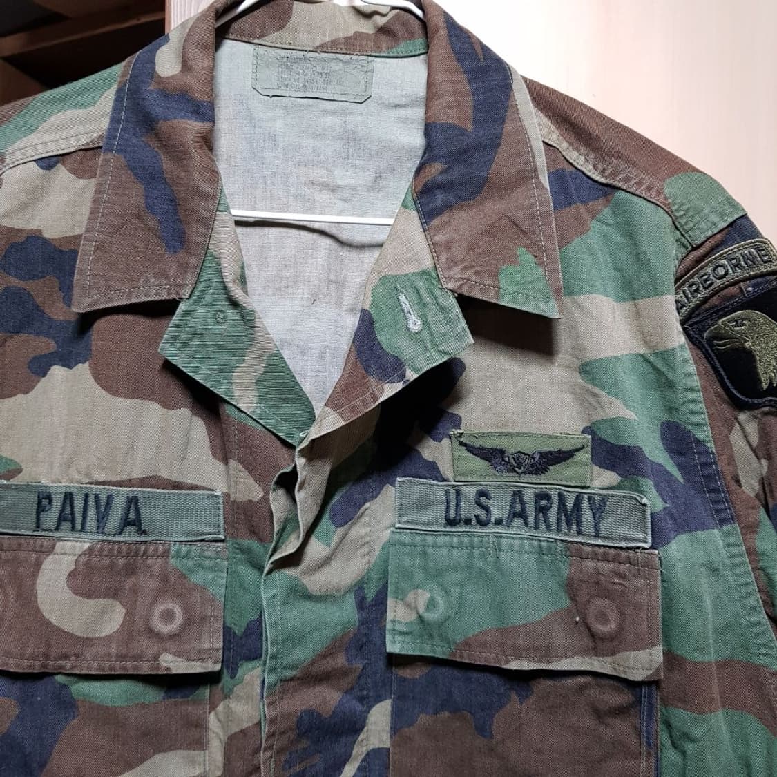 M / 미군 정글야상 /미 육군 제101공수사단 /401-02 상품이미지1