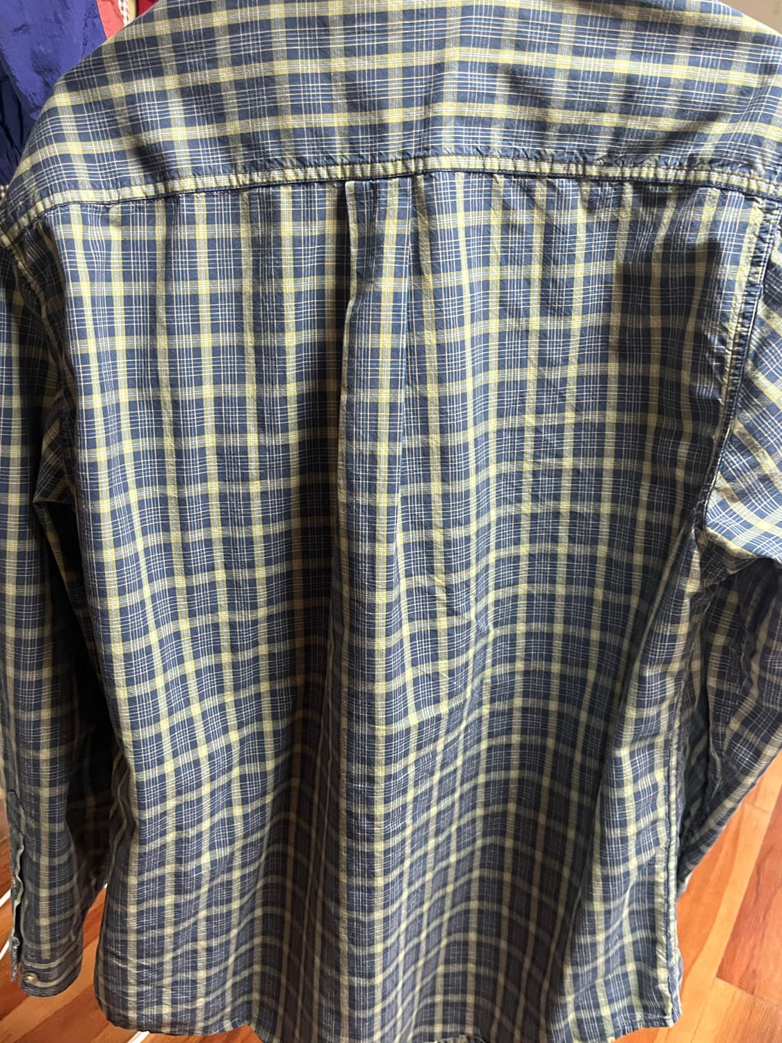 칼하트 빈티지 체크 셔츠 M 상품이미지2