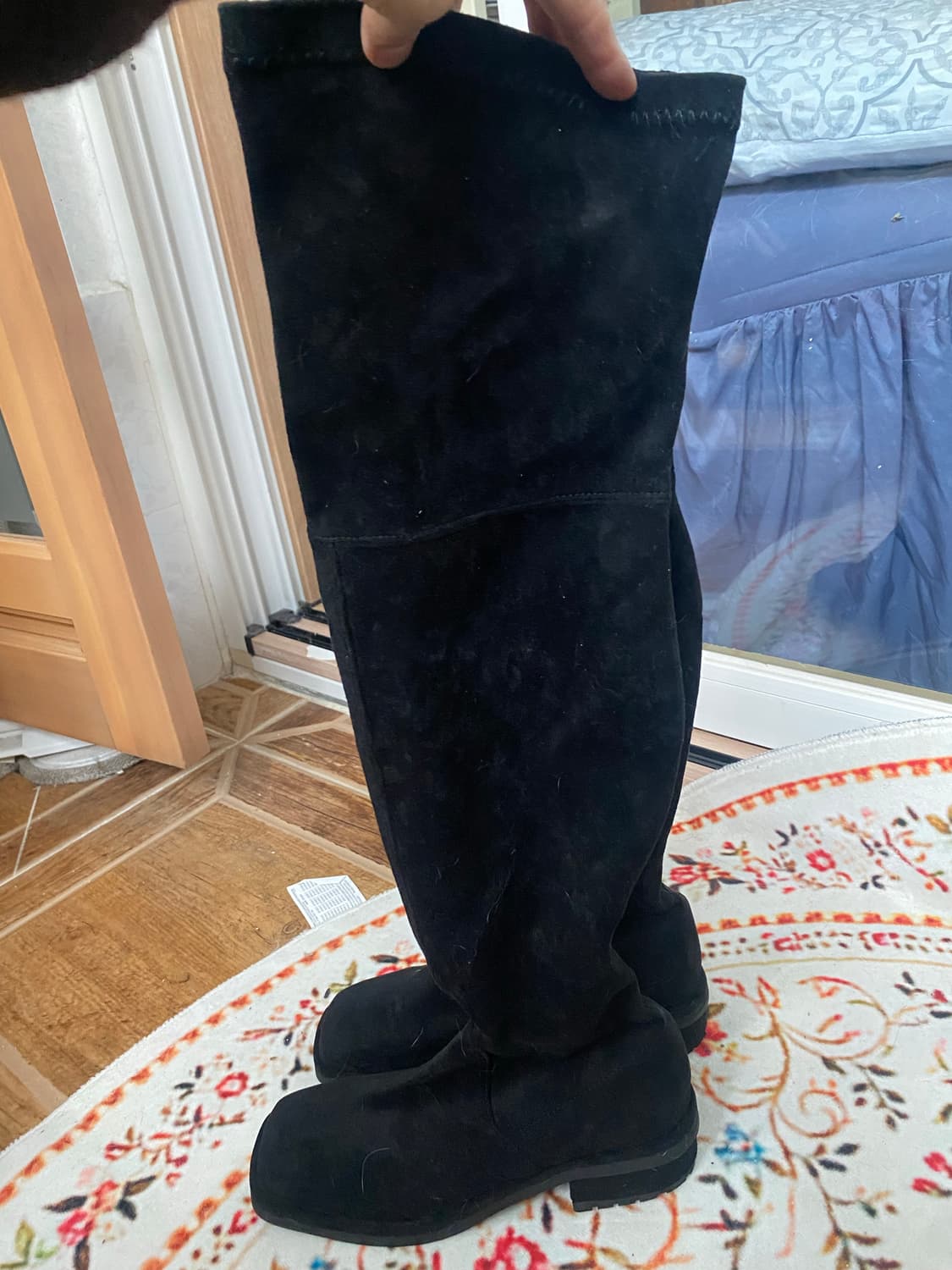 SHOEMARU 스웨이드 롱 부츠 250mm 상품이미지3