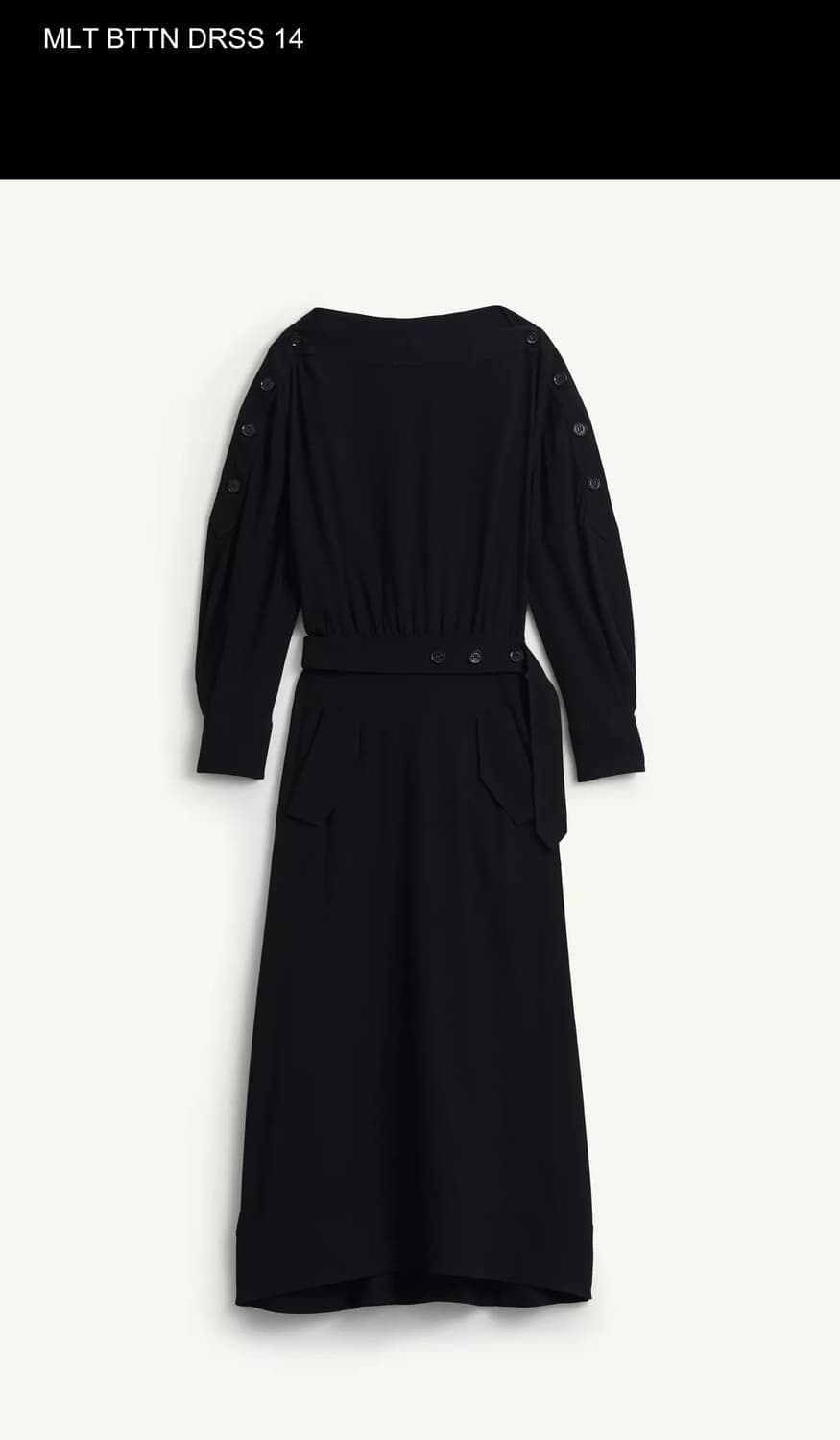 L(KR 77) 자라 SRPLS MLT BTTN DRESS 14 상품이미지3