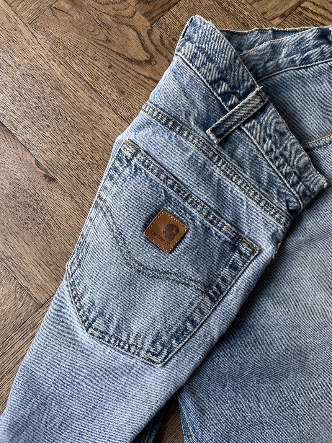 [34]칼하트 USA 빈티지 워싱 워크 데님 팬츠 상품이미지6
