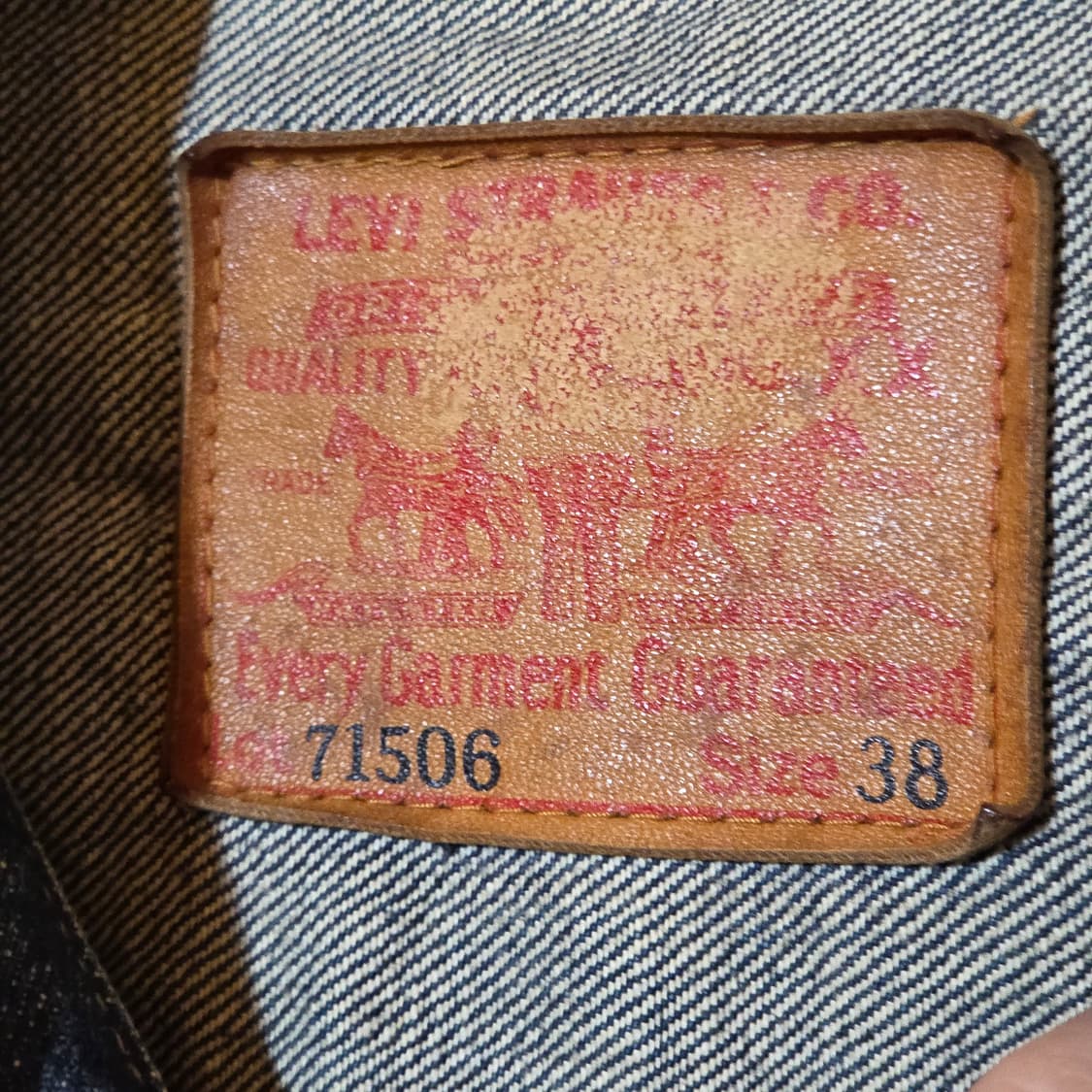 90S 리바이스 재팬 빅E 71506 1세대 데님 자켓 상품이미지9