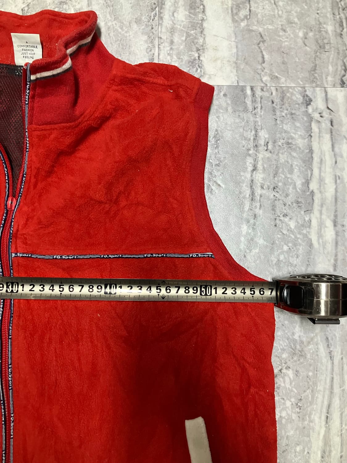 일본빈티지 Fluid 핀터깔 올드스쿨아메카지 스트릿 베스트조끼 상품이미지2