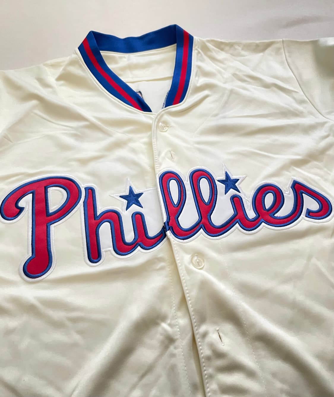 [새상품] 마제스틱 MLB 필라델피아 필리스 어센틱 박찬호 유니폼 상품이미지6