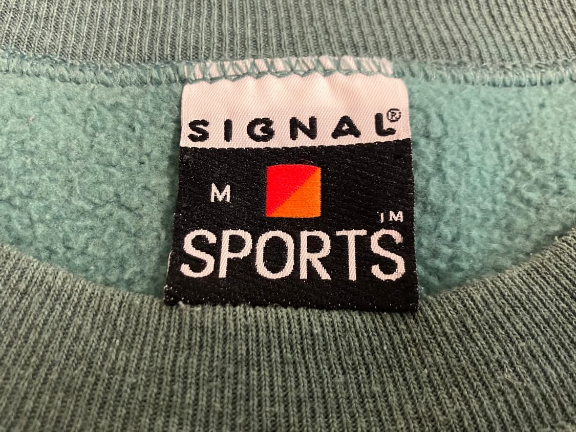 빈티지 USA 90s SIGNAL SPORTS 50/50 스웻셔츠 M 상품이미지2