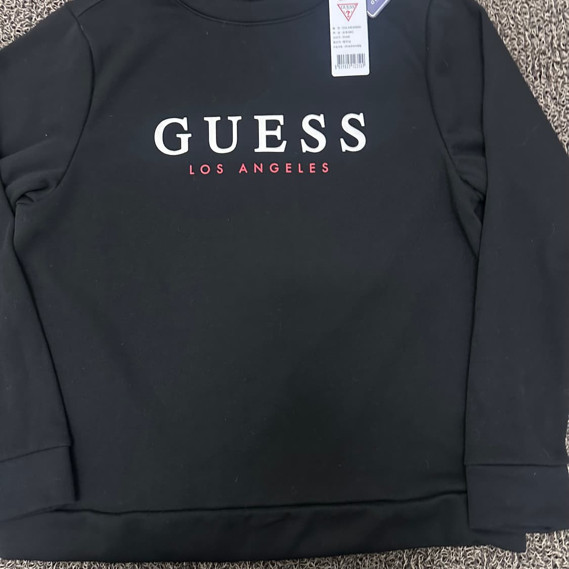 [새상품] GUESS 게스 여성 기모 얇은 맨투맨 95(M) 상품이미지3