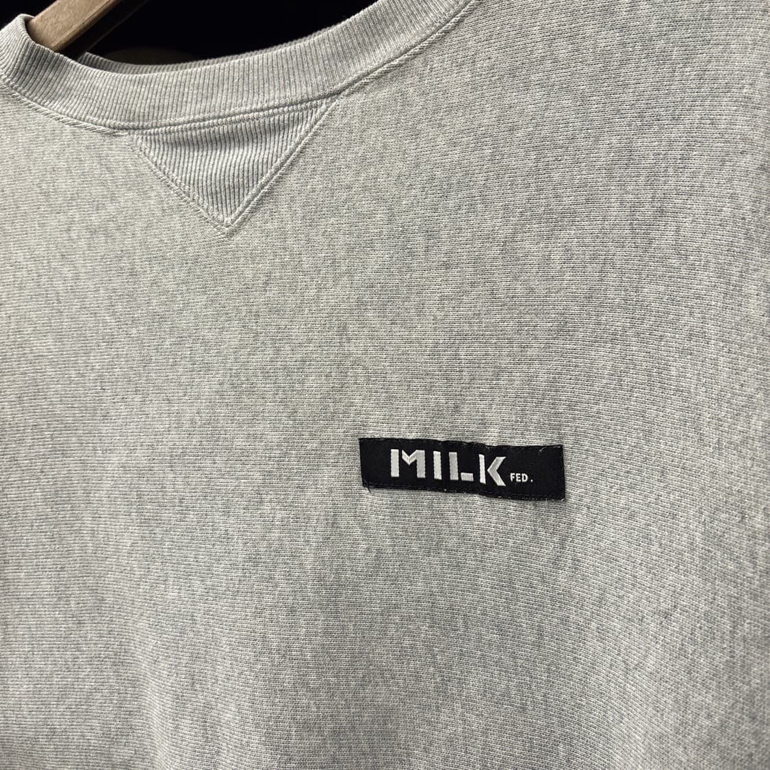 챔피온X밀크페드 리버스위브 로고패치 헤비코튼 스웻셔츠 N1236 상품이미지6