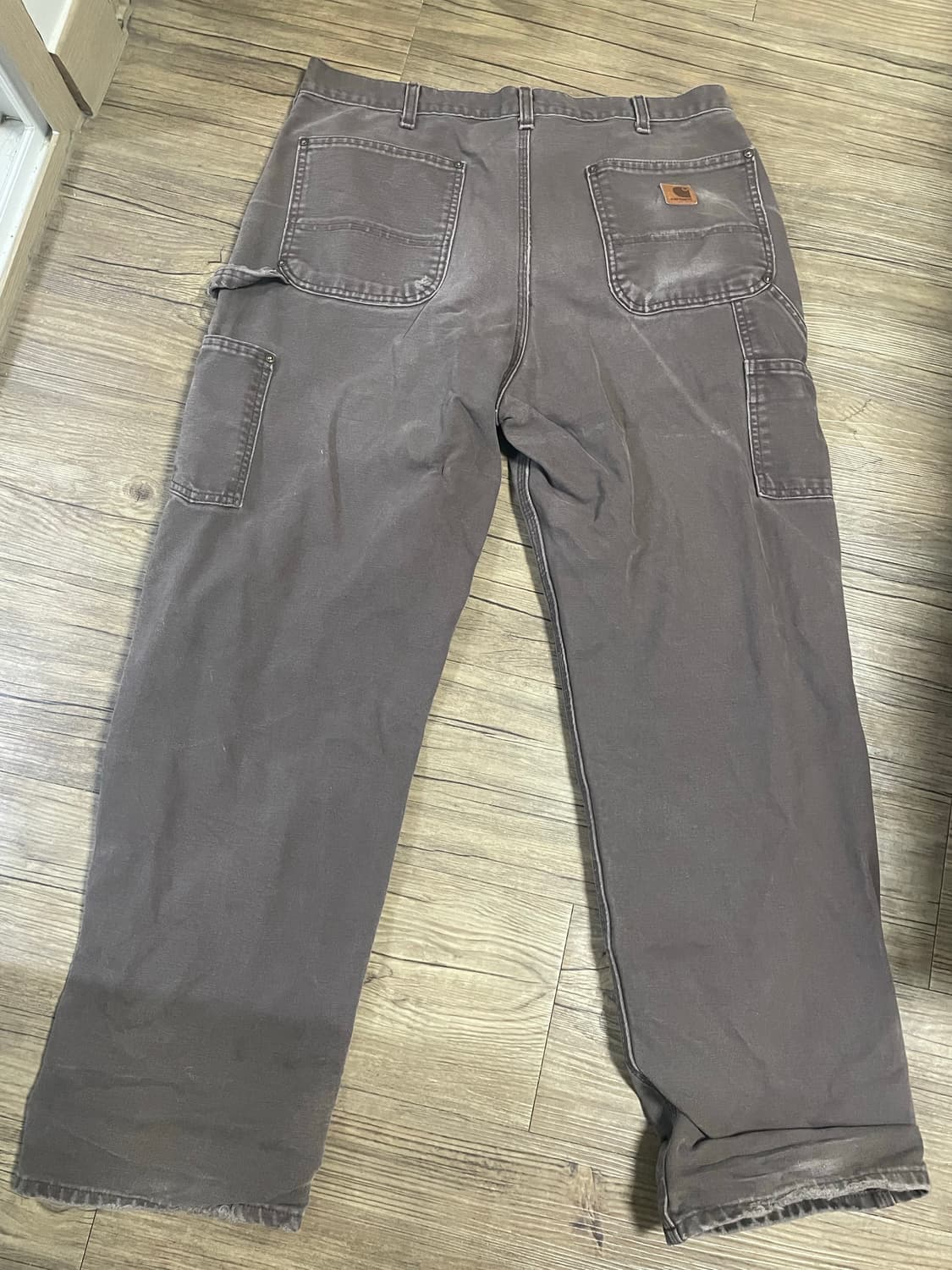 칼하트 더블니 워크 팬츠 다크브라운 dkb 상품이미지2