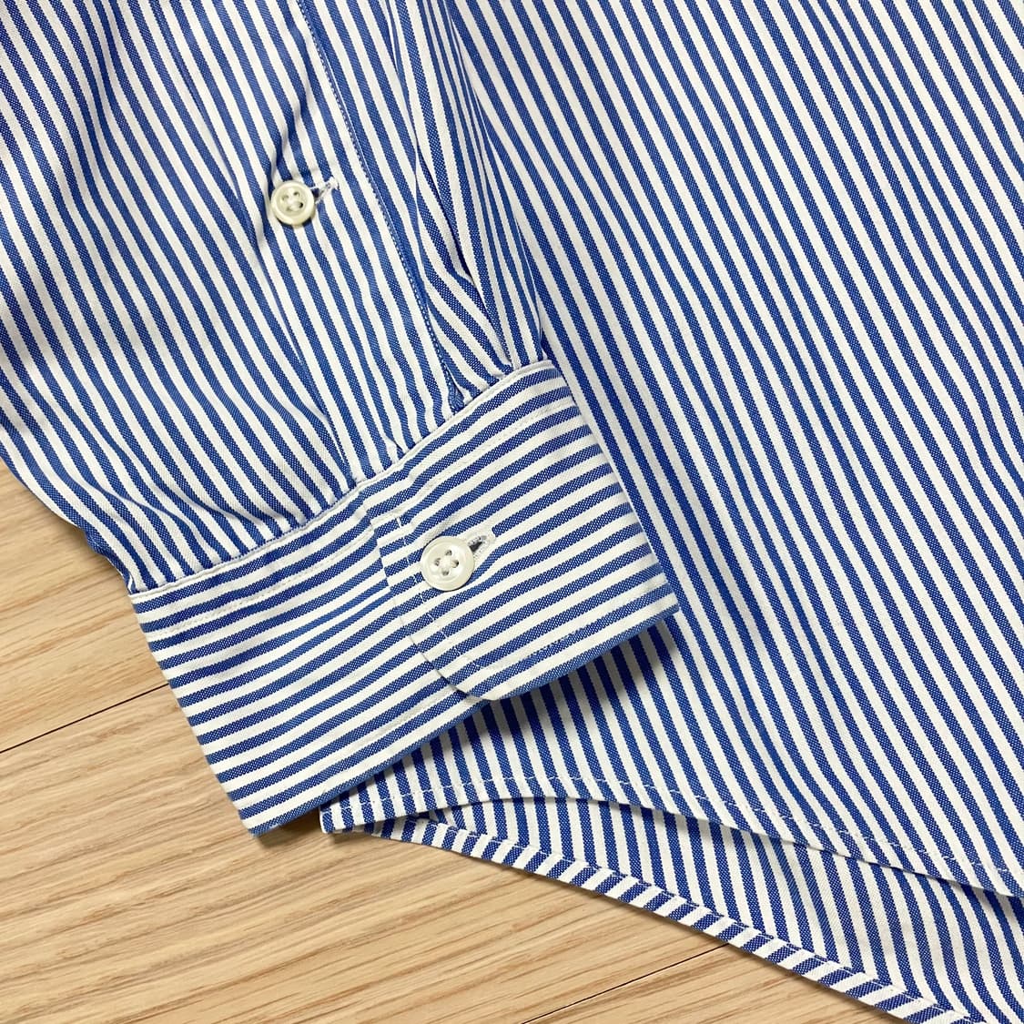 [Polo] 90s 폴로 랄프로렌 옥스포드 스트라이프 셔츠 야머스핏 상품이미지8