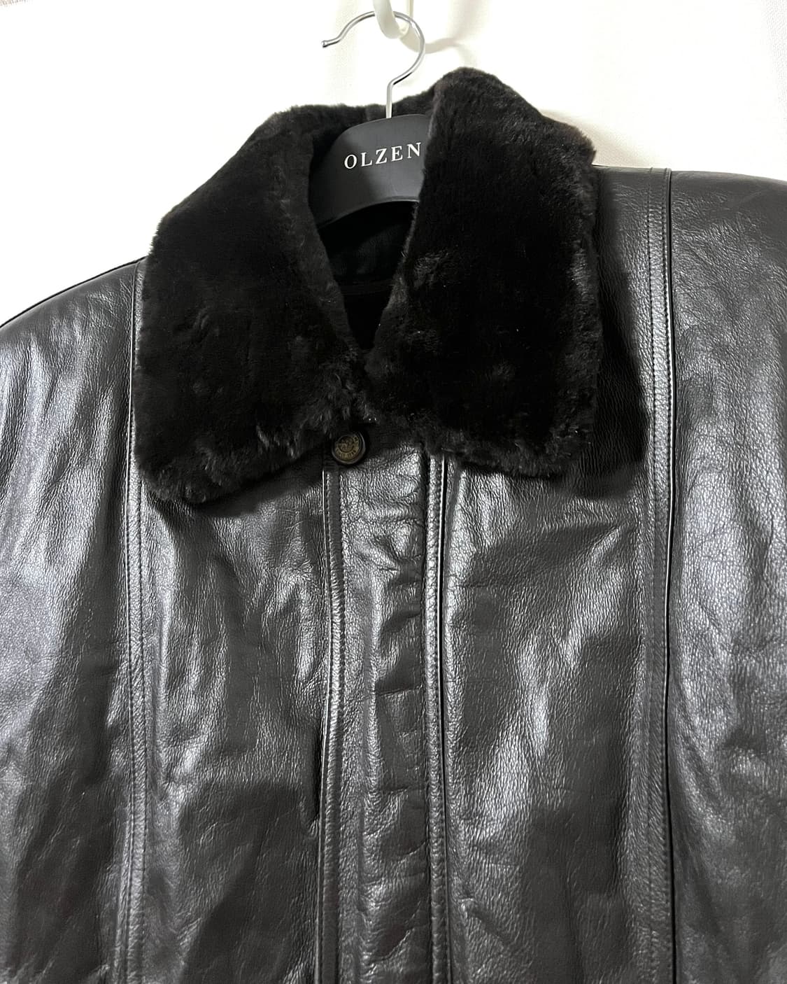 대동모피 소가죽 봄버 자켓 상품이미지6