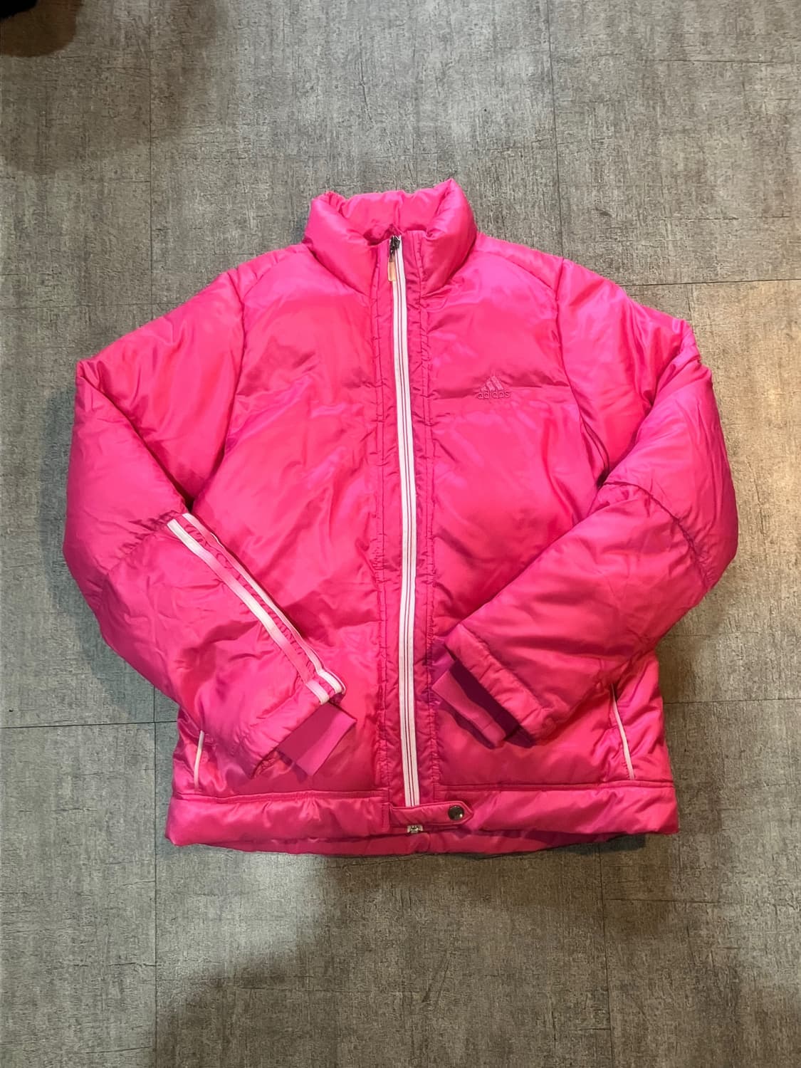 Adidas 아디다스 핀터깔y2k 대대장 푸퍼블루종패딩 핑크 상품이미지1