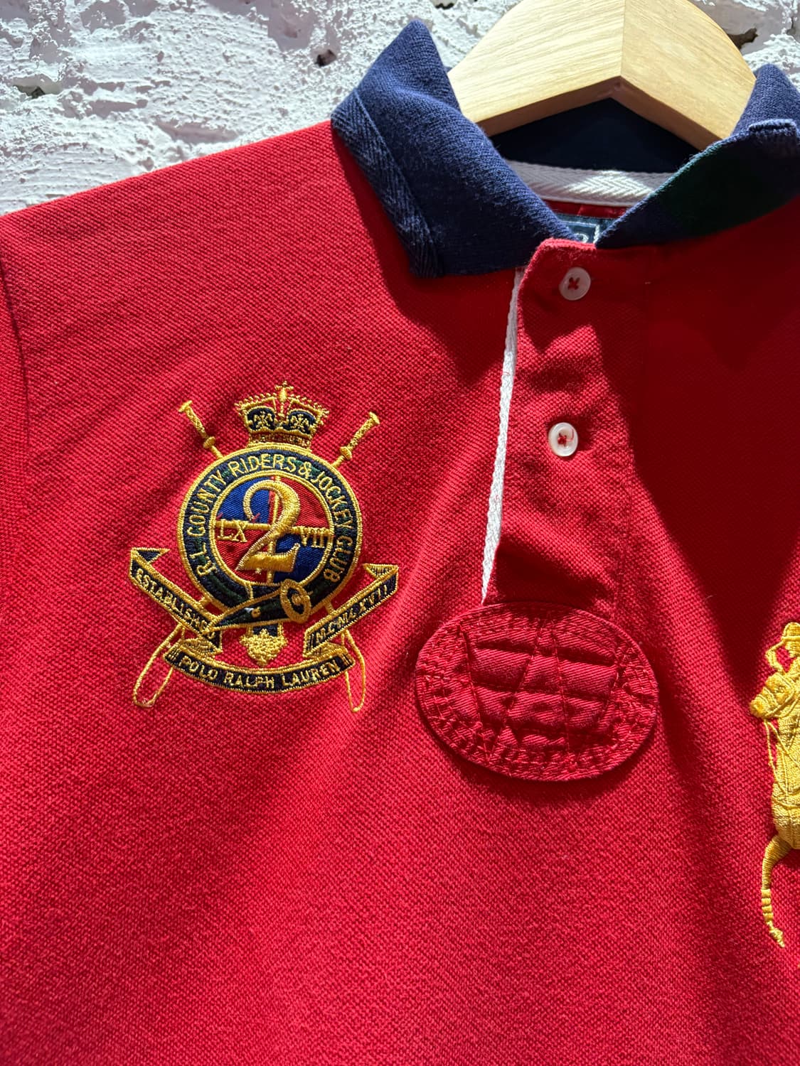 폴로 치프키프 금장 빅포니 커스텀 카라반팔티 상품이미지3