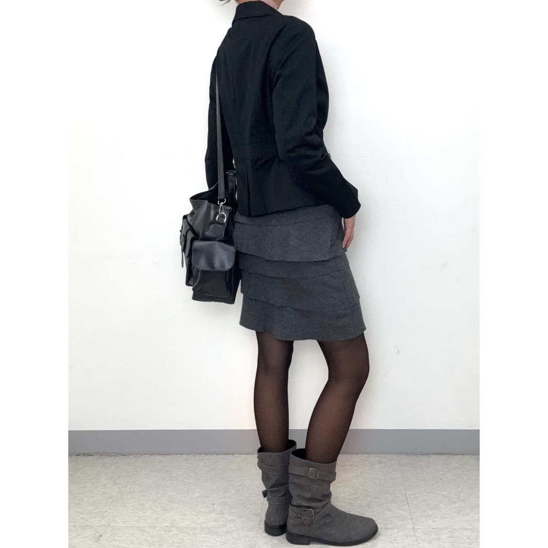 빈티지 데드스탁 블랙 블레이저 자켓 상품이미지4