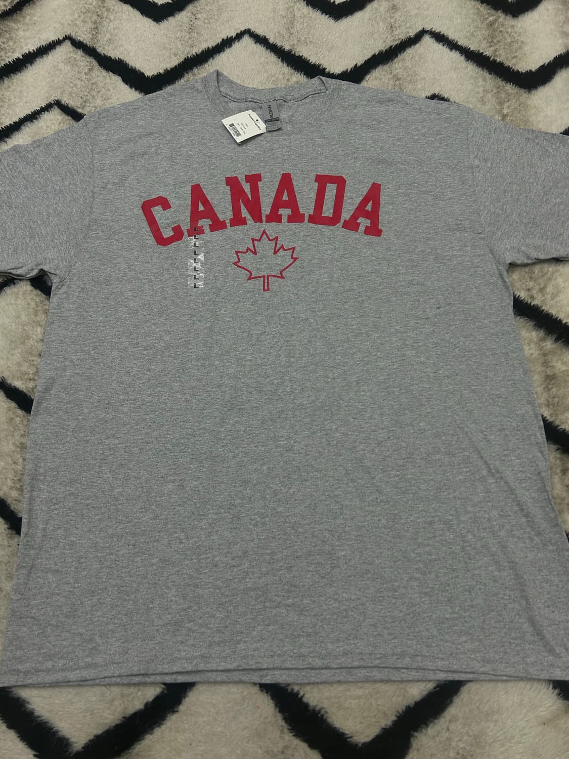 [L]Gildan CANADA 헤비코튼 반팔/그레이 상품이미지1