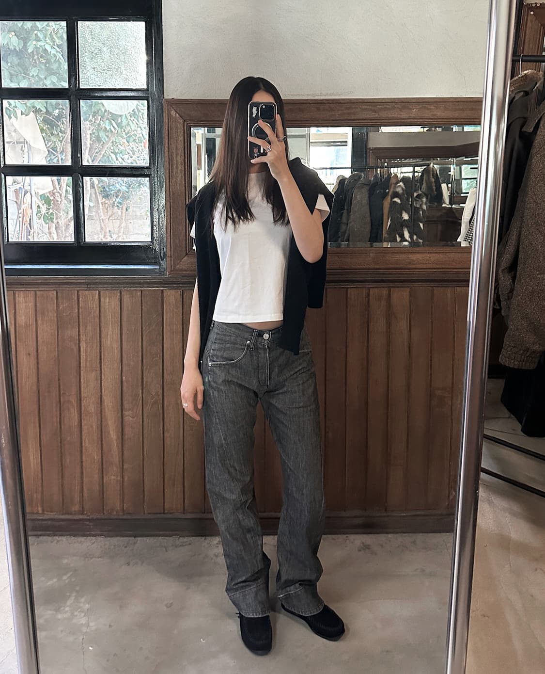 LEVI'S engineered regular black w28 상품이미지2