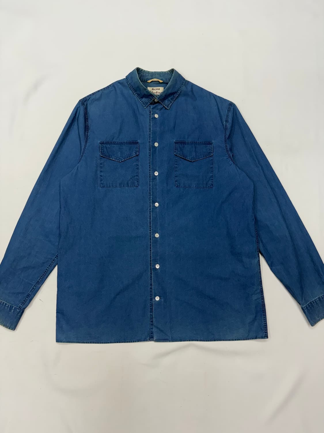 Acne 아크네스튜디오 블루 투포켓 셔츠 상품이미지4